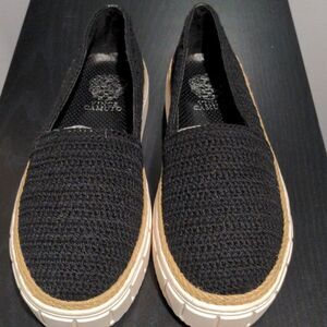 Vince Camuto Women's Footwear Women's Relinsta Crocheted Sneaker, Black, 8